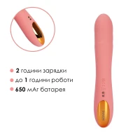 Смарт-вібратор з пульсацією Svakom Ava Neo Peach Pink, 15 режимів роботи, водонепроникний — Переглянути зображення 12