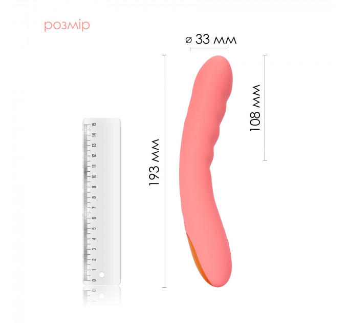 Смарт-вібратор з пульсацією Svakom Ava Neo Peach Pink, 15 режимів роботи, водонепроникний