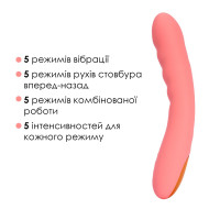 Смарт-вибратор с пульсацией Svakom Ava Neo Peach Pink, 15 режимов работы, водонепроницаемый — Просмотреть изображение 4