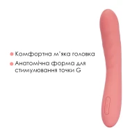 Смарт-вібратор з пульсацією Svakom Ava Neo Peach Pink, 15 режимів роботи, водонепроникний — Переглянути зображення 10