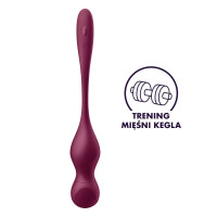 Смарт-вагинальные шарики с вибрацией Satisfyer Love Birds Vary Connect App, изменяемая масса, пульт