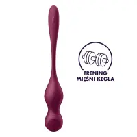 Смарт-вагінальні кульки з вібрацією Satisfyer Love Birds Vary Connect App, змінювана маса, пульт ДК — Просмотреть изображение 2