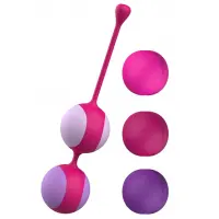 Вагінальні кульки Liebe Kewos — Cerise/Candy Violet, 5 кульок у комплекті, 15, 25, 35, 45 та 55 г — Переглянути зображення 1
