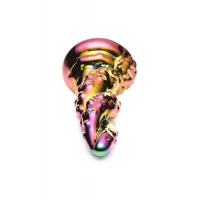 Фентезійний скляний фалоімітатор Creature Cocks Enchanting Rainbow Glass Dildo, 16 см — Просмотреть изображение 3