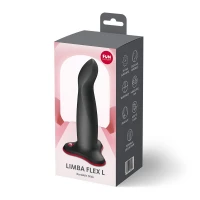 Фалоімітатор Fun Factory LIMBA FLEX L Black, гнучкий, з ефектом пам’яті, підходить для точки G — Просмотреть изображение 8