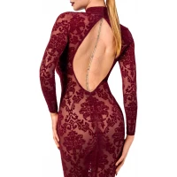 Сукня Noir Handmade F384 Kink Royal midi dress M — Переглянути зображення 4