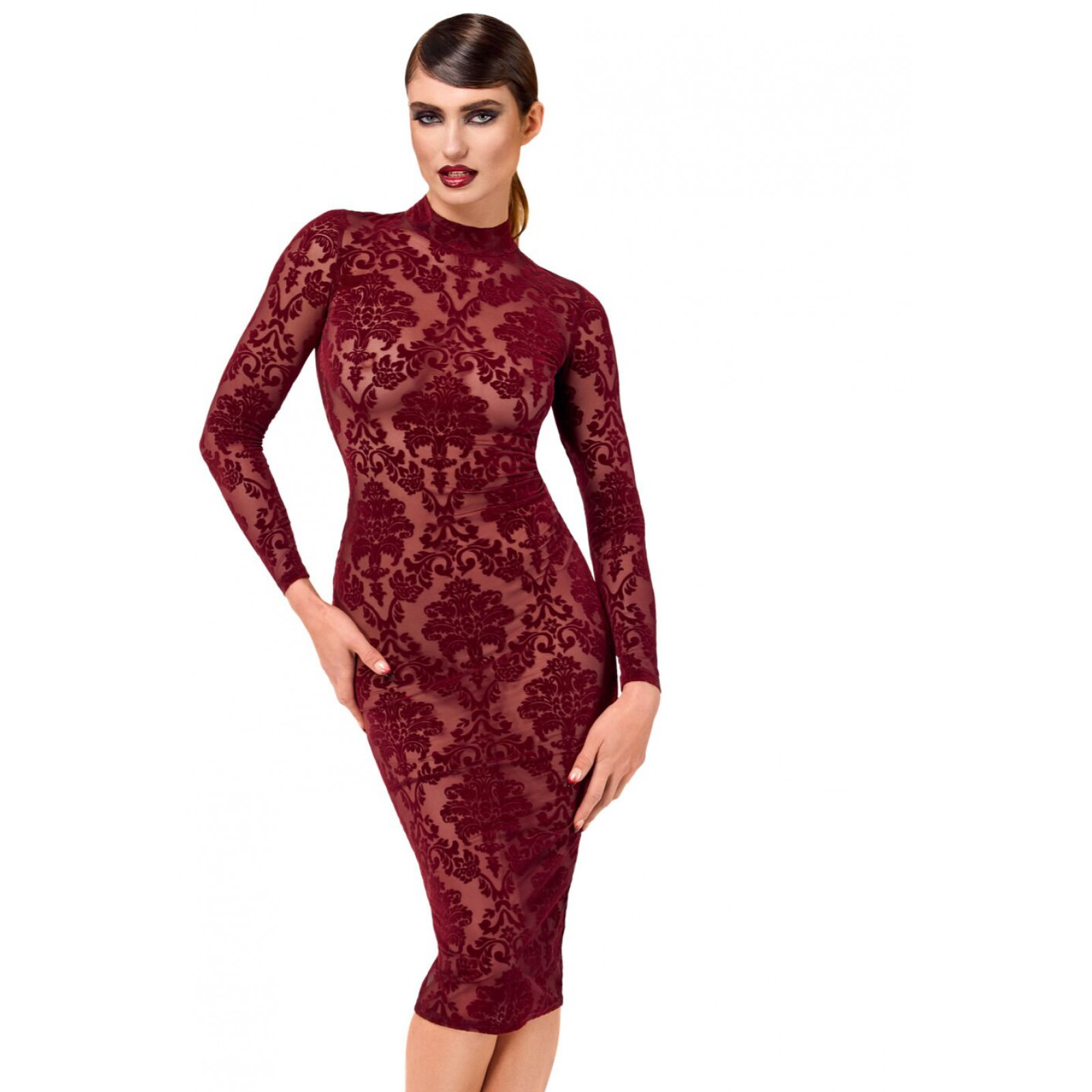 Платье Noir Handmade F384 Kink Royal midi dress M
