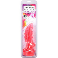 Фэнтезийный фаллоимитатор Doc Johnson Crystal Jellies - Invader Dong 8.5 Inch - Pink — Просмотреть изображение 5