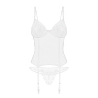 Корсет Obsessive Alissium corset &amp; thong M/L (м'ята упаковка!!!) — Переглянути зображення 7