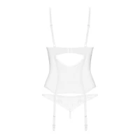 Корсет Obsessive Alissium corset &amp; thong M/L (м'ята упаковка!!!) — Переглянути зображення 8