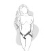 Трусики для страпона Adrien Lastic Strap-ON Harness черные