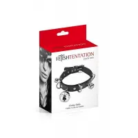 Нашийник c дзвіночками Fetish Tentation Choker Bells, екошкіра — Просмотреть изображение 2