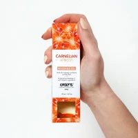 Масажна олія EXSENS Carnelian Apricot (бадьорна з сердоліком) 100мл, натуральна — Переглянути зображення 3