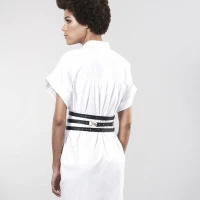 Портупея-пояс Bijoux Indiscrets MAZE - Wide Belt and Restraints Black, екошкіра — Переглянути зображення 14