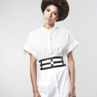 Портупея-пояс Bijoux Indiscrets MAZE - Wide Belt and Restraints Black, екошкіра — Переглянути зображення 7