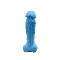 Мило у формі пеніса Чистий Кайф Blue size XL, крафтове мило-член, натуральне — Просмотреть изображение 2