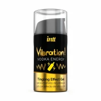 Рідкий вібратор Intt Vibration Vodka (15 мл), густий гель, дуже смачний, діє до 30 хвилин — Переглянути зображення 2