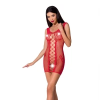 Відверта сукня-сітка Passion BS073 red — Переглянути зображення 1
