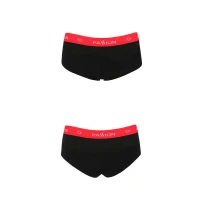 Трусики-шортики Passion PS003 PANTIES S, black — Переглянути зображення 5