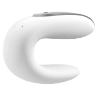 Смартвібратор для пар Satisfyer Double Fun (White) з пультом ДК — Переглянути зображення 2