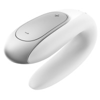 Смартвібратор для пар Satisfyer Double Fun (White) з пультом ДК — Переглянути зображення 4