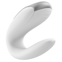 Смартвібратор для пар Satisfyer Double Fun (White) з пультом ДК — Переглянути зображення 5