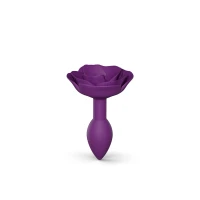Силіконова анальна пробка Love To Love OPEN ROSES S SIZE - PURPLE RAIN — Переглянути зображення 1