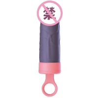 Вібратор CuteVibe Teddy Pink (Black Dildo), реалістичний вібратор під виглядом морозива — Переглянути зображення 3