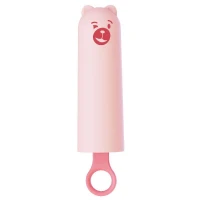 Вібратор CuteVibe Teddy Pink (Black Dildo), реалістичний вібратор під виглядом морозива — Переглянути зображення 1