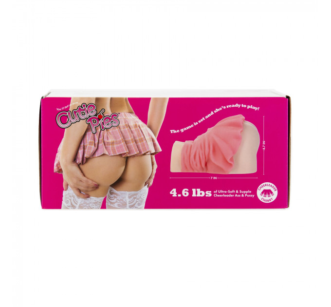 Мастурбатор-вагіна та попка CutiePies, Cheerleader Cherry, Vagina & Ass Masturbator глибина 17,8 см