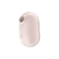 Вакуумний стимулятор із вібрацією Satisfyer Pro To Go 2 Beige — Переглянути зображення 2
