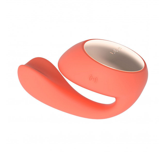 Смарт-вібратор LELO Ida Wave Coral Red, вагінально-кліторальний, технологія WaveMotion, 2 мотори