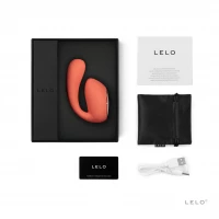 Смарт-вібратор LELO Ida Wave Coral Red, вагінально-кліторальний, технологія WaveMotion, 2 мотори — Переглянути зображення 6