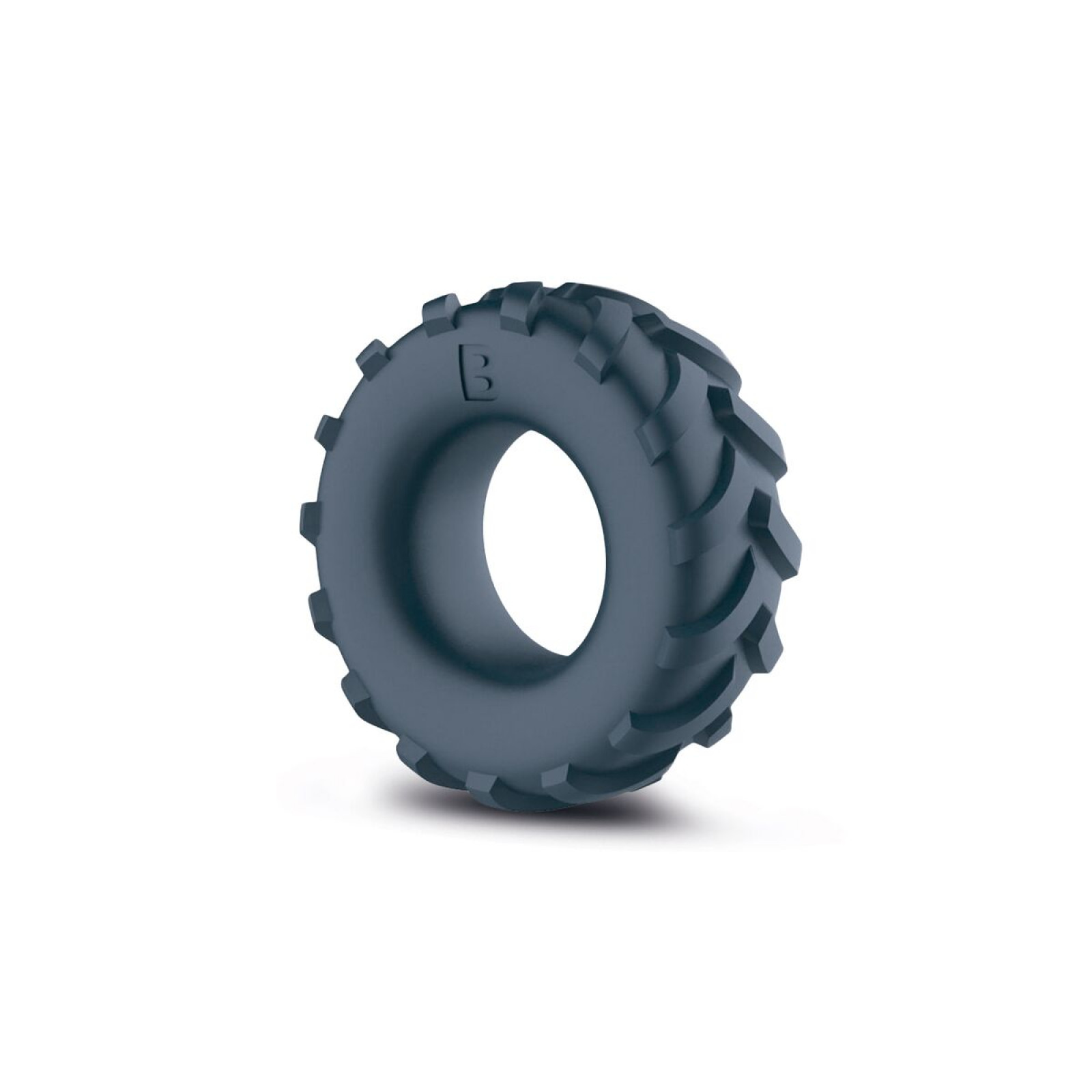 Эрекционное кольцо-шина Boners Tire Cock Ring – Grey, внутренний диаметр 2,5 см