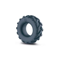 Ерекційне кільце-шина Boners Tire Cock Ring – Grey, внутрішній діаметр 2,5 см — Переглянути зображення 1