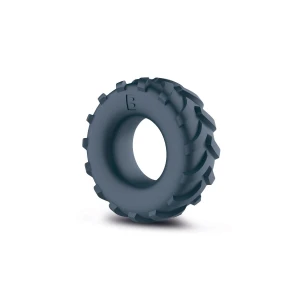 Ерекційне кільце-шина Boners Tire Cock Ring – Grey, внутрішній діаметр 2,5 см