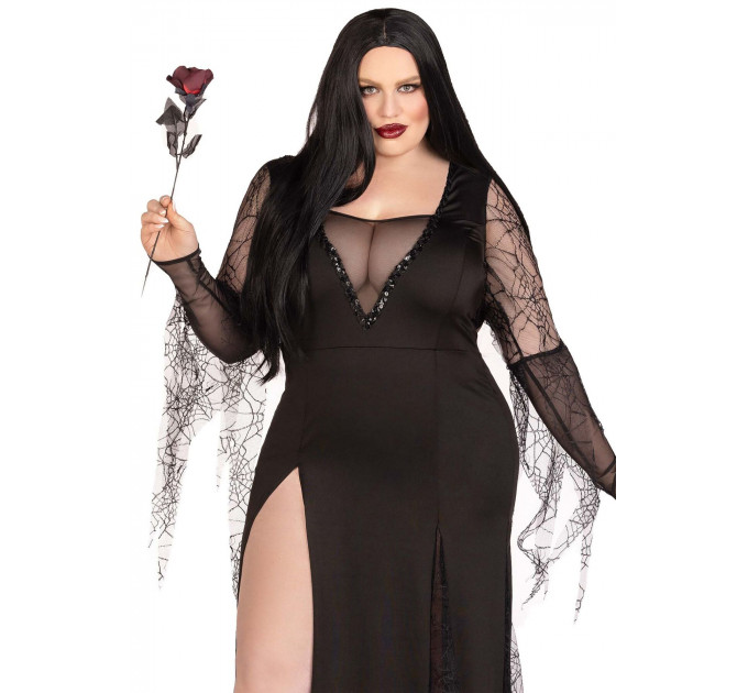 Костюм Мортіші Аддамс Leg Avenue Sexy Spooky Morticia 1X–2X