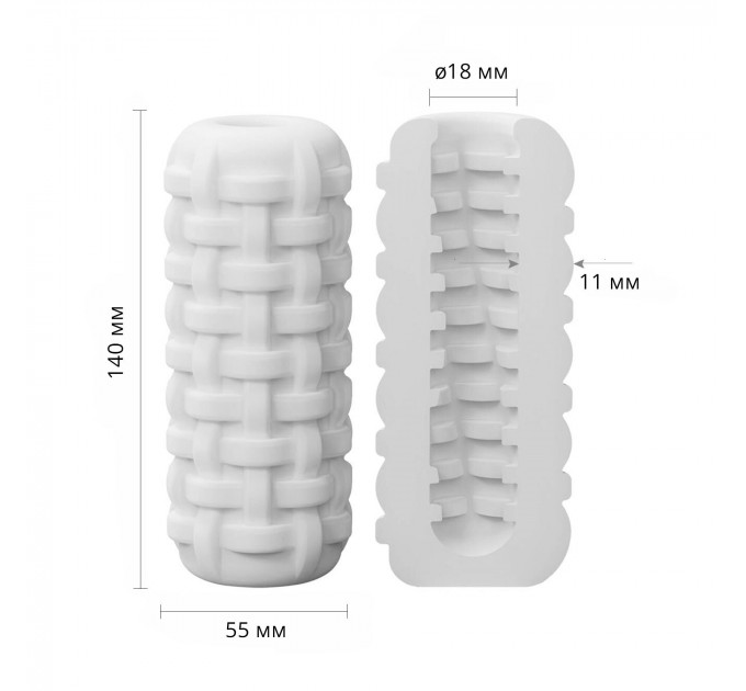 Мастурбатор Otouch DECOR 1-A, потовщений TPE, ефект всмоктування, спіральні виступи