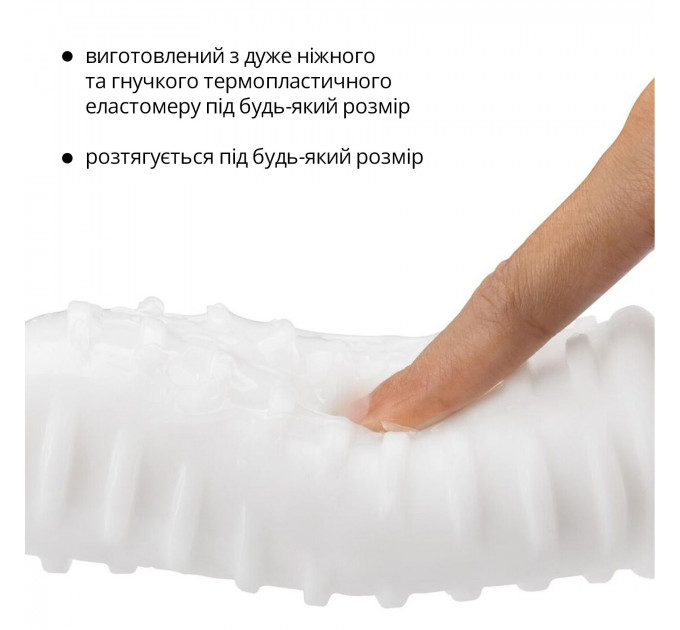 Мастурбатор Otouch DECOR 1-A, потовщений TPE, ефект всмоктування, спіральні виступи