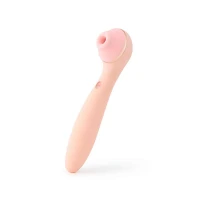Вакуумний стимулятор з вібратором KISSTOY Polly Max Pink — Переглянути зображення 3