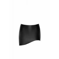 Спідниця Noir Handmade F305 Legacy, L, black, міні, під латекс, асиметричний крій — Переглянути зображення 4
