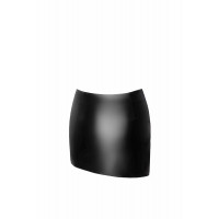 Спідниця Noir Handmade F305 Legacy, L, black, міні, під латекс, асиметричний крій