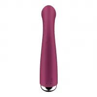 Вібратор з ротацією Satisfyer Spinning G-Spot 1 Red, плоский майданчик для стимуляції точки G — Переглянути зображення 6
