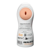 Мастурбатор Alive Maxi Flex L Generic, реалістичний вхід, рельєфний канал — Переглянути зображення 4