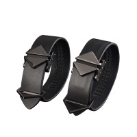 Набір для бондажу LOCKINK 8-Bondage-Straps Restraint Set, чорний 8 ременів з натуральної шкіри