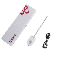 Уретральний зонд LOCKINK SEVANDA Vibrating &amp; E-stim Metal Urethral Sounding - White — Переглянути зображення 8