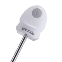Уретральний зонд LOCKINK SEVANDA Vibrating &amp; E-stim Metal Urethral Sounding - White — Переглянути зображення 7