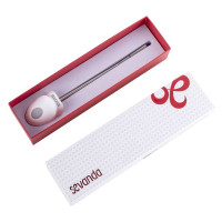 Уретральний зонд LOCKINK SEVANDA Vibrating &amp; E-stim Metal Urethral Sounding - White — Переглянути зображення 9