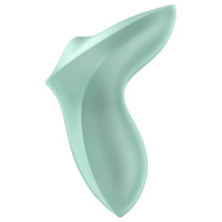 Вибратор для клитора с жемчужной стимуляцией Satisfyer Exciterrr Mint, 2 независимых мотора
