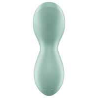 Вибратор для клитора с жемчужной стимуляцией Satisfyer Exciterrr Mint, 2 независимых мотора
